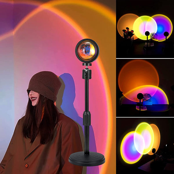 Sunset Lamp Multi Color With Remote - Gadgetifyy