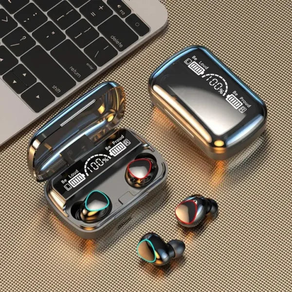 Wireless Bluetooth Earbuds: M10 Model - Gadgetifyy