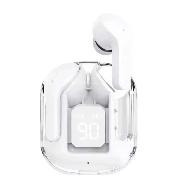 Air31 Earbuds Crystal Transparent Body - Gadgetifyy