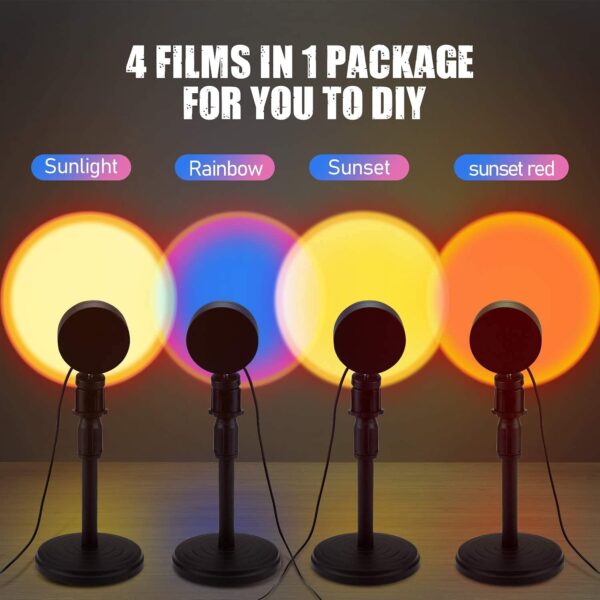 Sunset Lamp Multi Color With Remote - Gadgetifyy