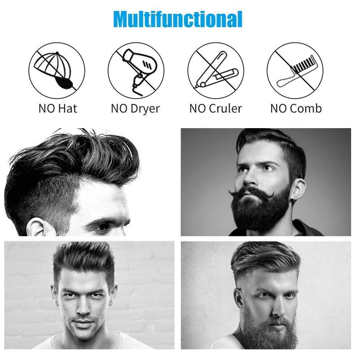 Multifunctional Hair & Beard Straightener Comb Brush Quick Hair Style For Men - Gadgetifyy