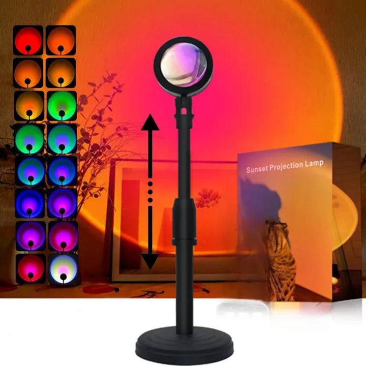 Sunset Lamp Multi Color With Remote - Gadgetifyy