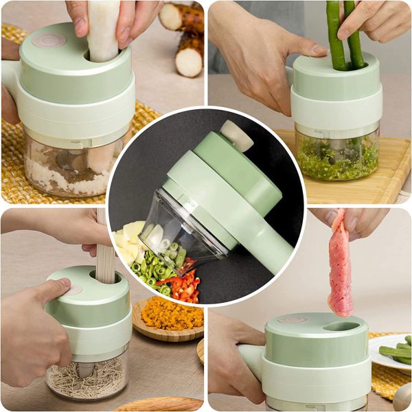 Electric Handheld Hammer Vegetable Cutter - Gadgetifyy