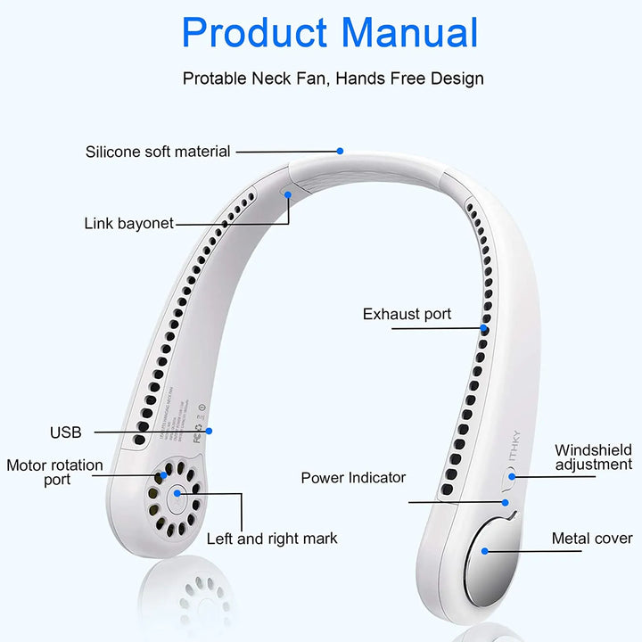 Portable Neck Fan - Gadgetifyy