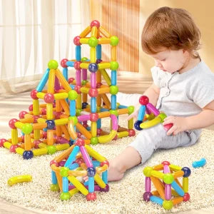 Magnetic Building Blocks: 25-Piece Educational Toy Set - Gadgetifyy