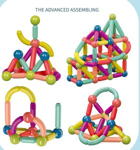 Magnetic Building Blocks: 25-Piece Educational Toy Set - Gadgetifyy