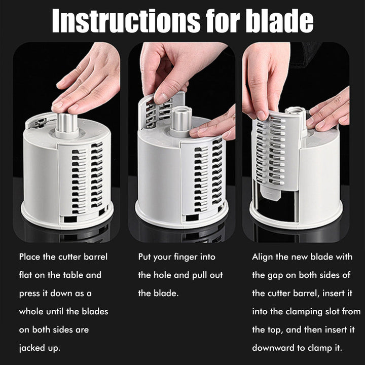 4 in 1 Manual Vegetable Cutter - Gadgetifyy