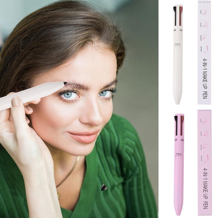 4 In 1 Waterproof Makeup Pen Eyebrow - Gadgetifyy