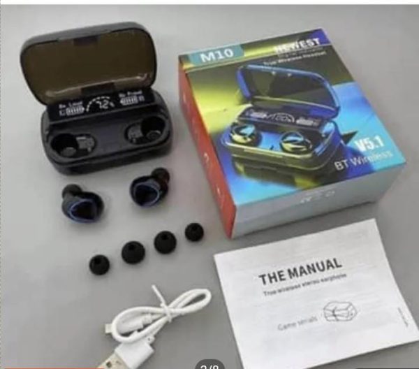 Wireless Bluetooth Earbuds: M10 Model - Gadgetifyy