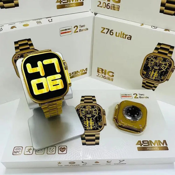 Z76 Ultra Watch – Gold Edition - Gadgetifyy