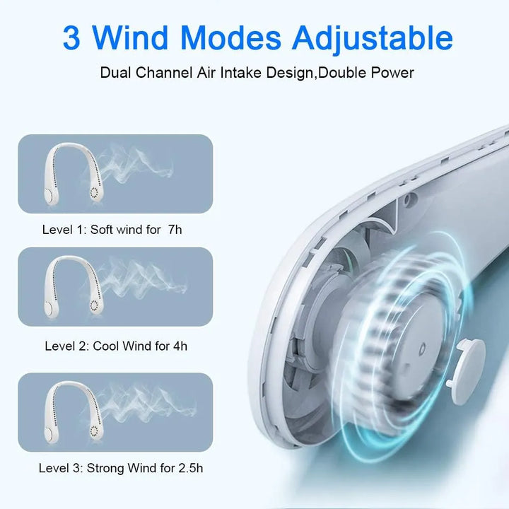 Portable Neck Fan - Gadgetifyy