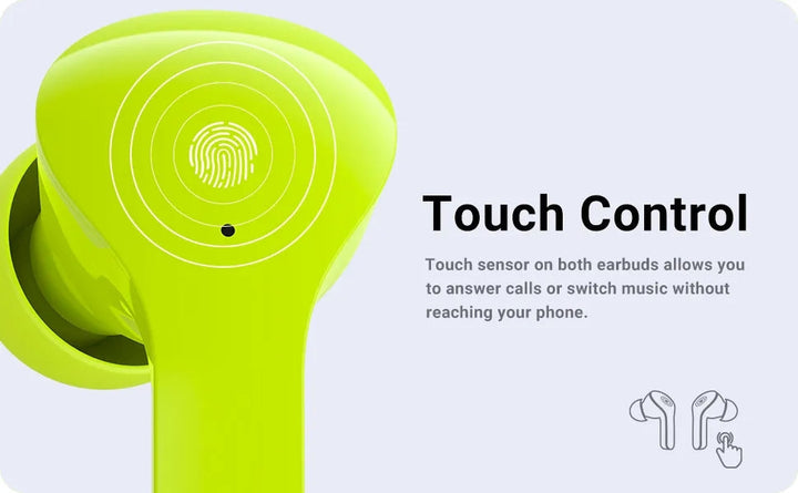 Air31 Earbuds Crystal Transparent Body - Gadgetifyy