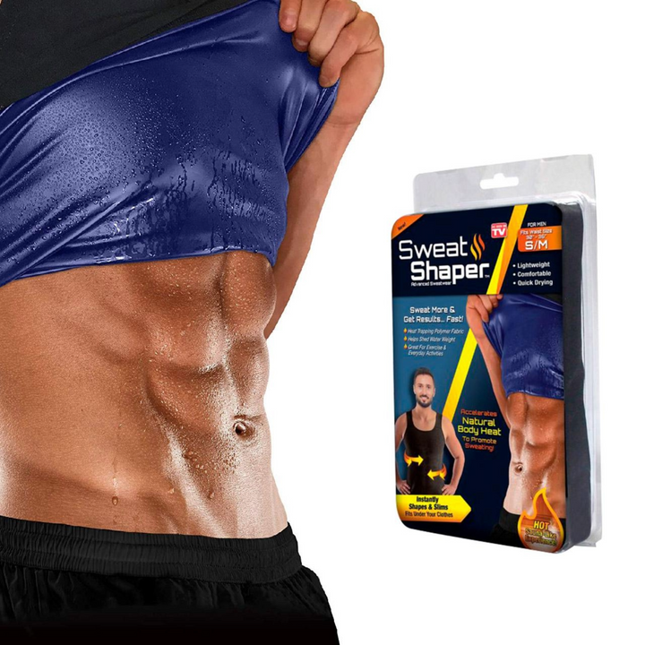 Polymer Sweat Shapewear Waist Slimming Trainer, Black - Gadgetifyy